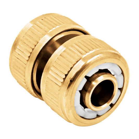 Kegland Brass Garden Hose Joiner - 1/2" X 1/2"