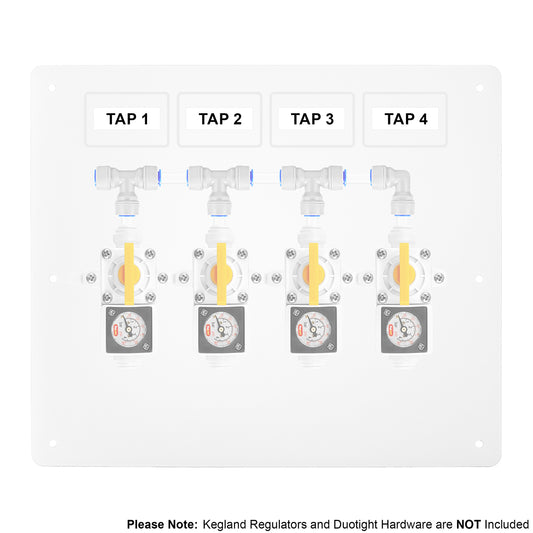Kegland Duotight Inline Regulator Gas Board | 4 Output