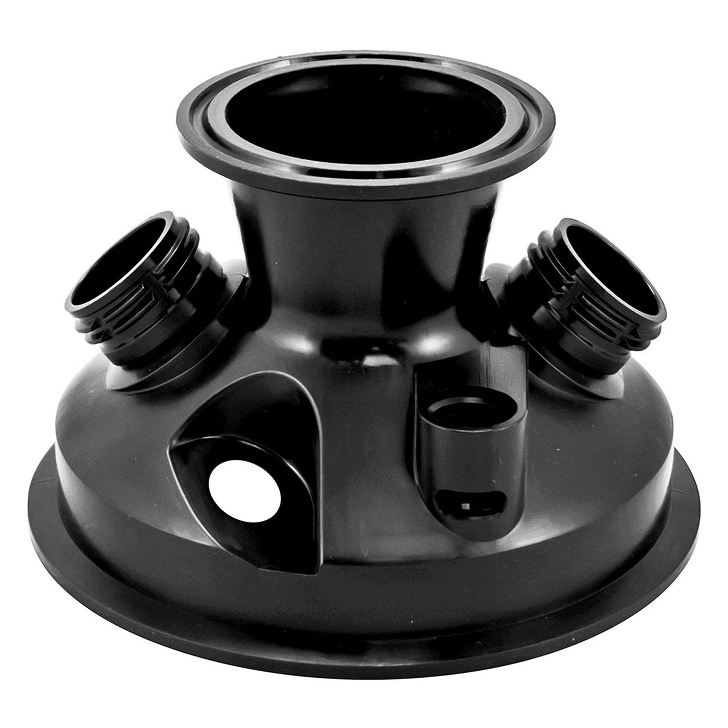 Kegmenter Tri-Clover Glycol Pressure Lid - 4" TC X 2" TC (Pre-Drilled)