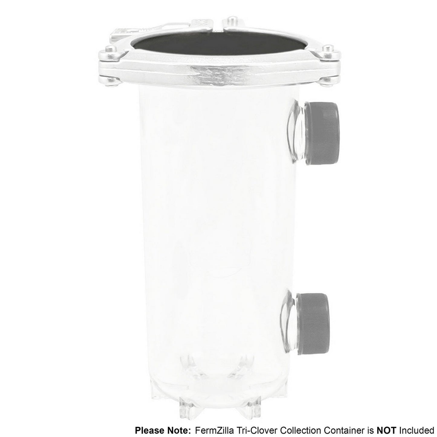 FermZilla 3" Tri Clamp End Cap - Polyketone Tri Clover Sanitary Fitting (Black)