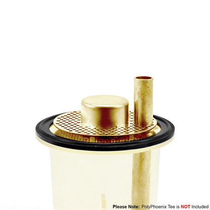 PolyPhoenix Copper Bubble Capper Plate Assembly - 3" TC