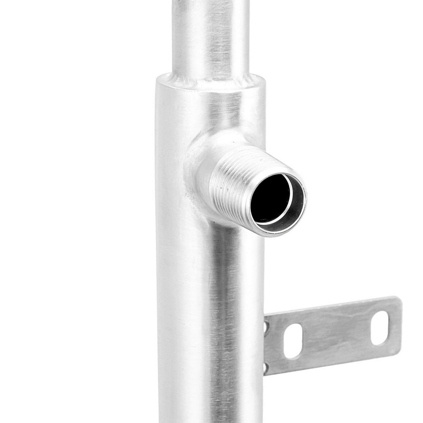 PolyPhoenix Stainless Steel Liebig Shotgun Condenser - 1/2" Male NPT (22 1/2")