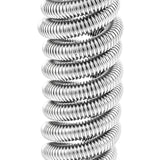 PolyPhoenix Stainless Steel Corrugated Condenser - 3" TC | 1/2" Male NPT