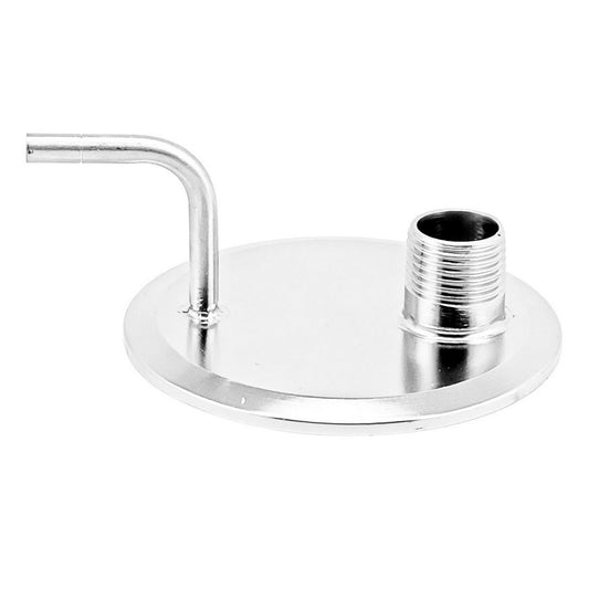 PolyPhoenix Stainless Steel Collector Plate - 3" TC | 1/2" Male BSP X 1/4" (6.35mm)