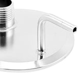PolyPhoenix Stainless Steel Collector Plate - 3" TC | 1/2" Male BSP X 1/4" (6.35mm)