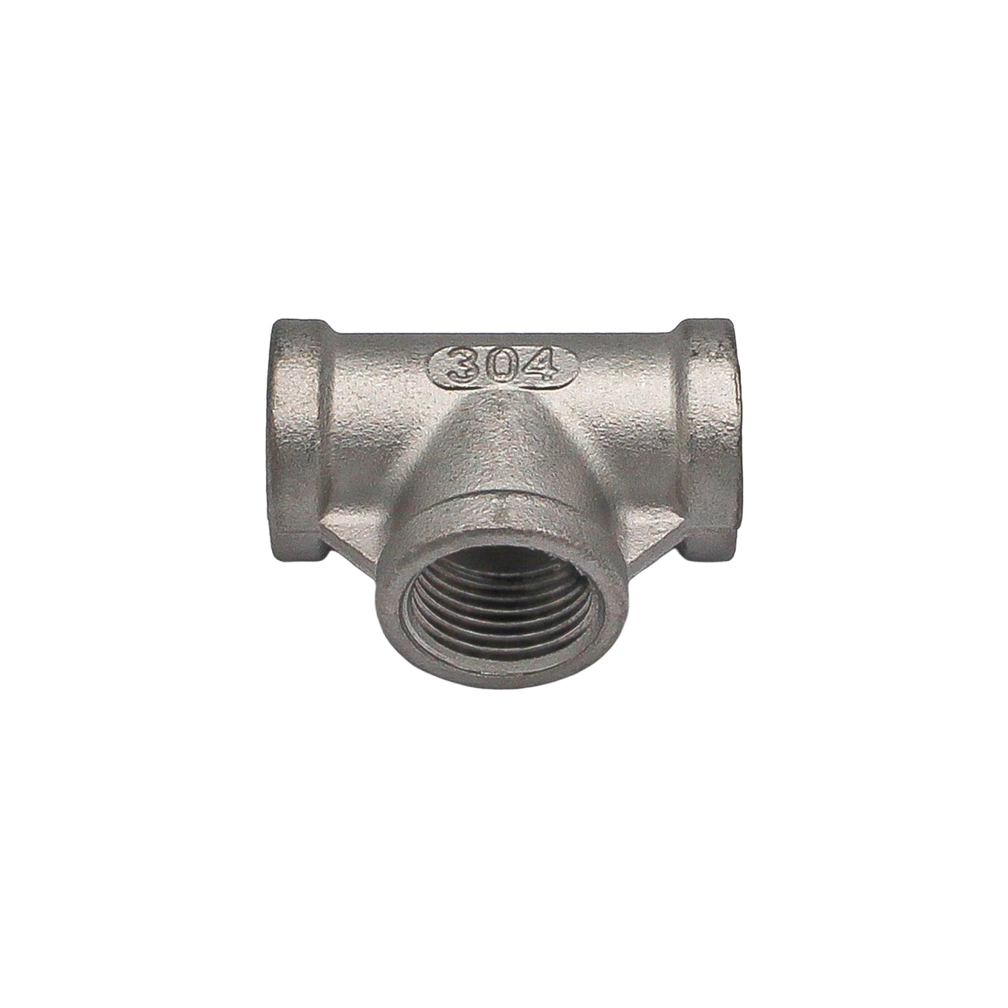 Kegland 1/2" Female BSP Equal Tee - 304 Stainless Steel Pipe Fitting