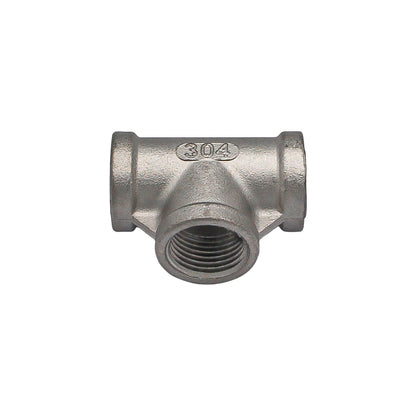 Kegland 1/2" Female BSP Equal Tee - 304 Stainless Steel Pipe Fitting