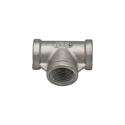 Kegland 1/2" Female BSP Equal Tee - 304 Stainless Steel Pipe Fitting