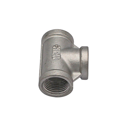 Kegland 1/2" Female BSP Equal Tee - 304 Stainless Steel Pipe Fitting