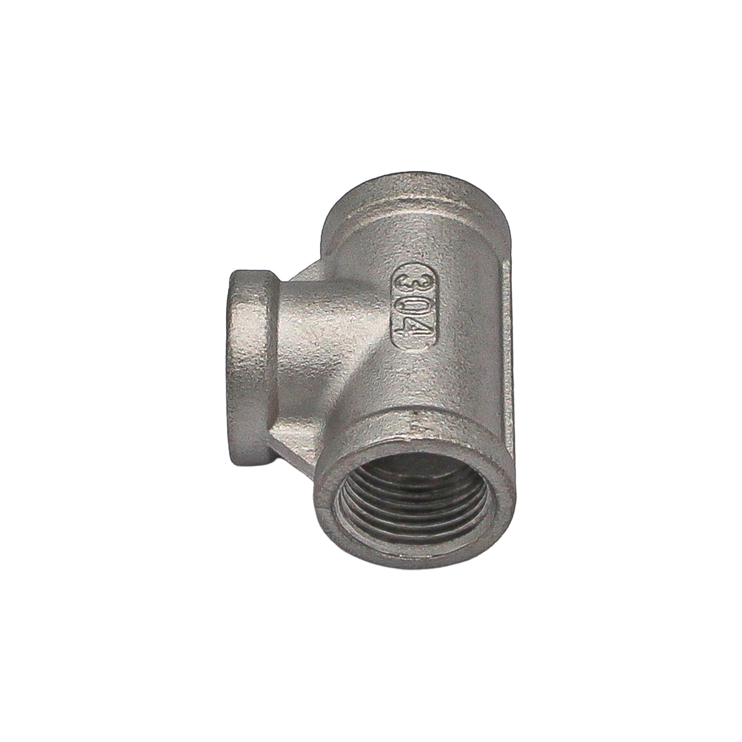 Kegland 1/2" Female BSP Equal Tee - 304 Stainless Steel Pipe Fitting