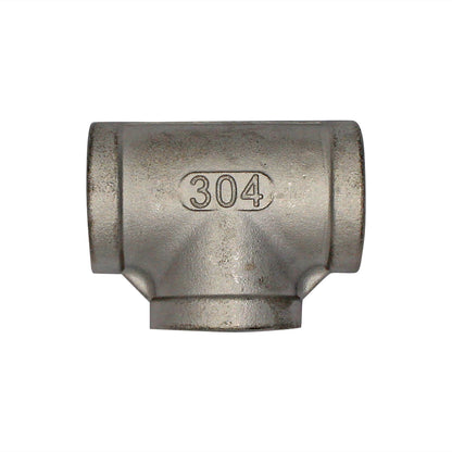 3/4" Female BSP Equal Tee - 304 Stainless Steel Pipe Fitting