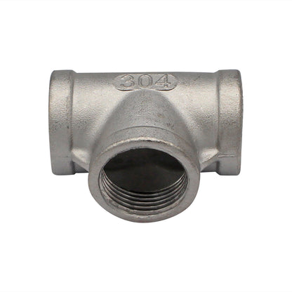 3/4" Female BSP Equal Tee - 304 Stainless Steel Pipe Fitting