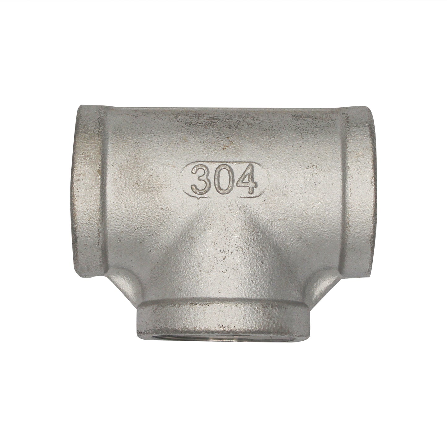 1" Female BSP Equal Tee - 304 Stainless Steel Pipe Fitting