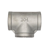 Stainless Steel British Standard Pipe Tee - 1" Female BSP