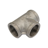 Stainless Steel British Standard Pipe Tee - 1" Female BSP