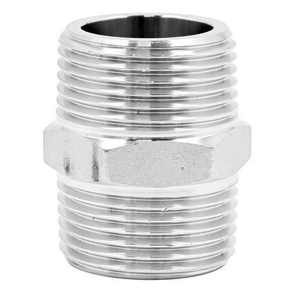 Kegland 1" Male BSP Hex Nipple - 304 Stainless Steel Pipe Fitting