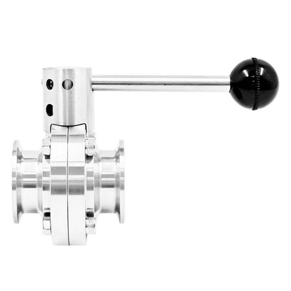 Kegland Stainless Steel Tri-Clover Butterfly Valve (Pull Trigger) - 1.5" TC