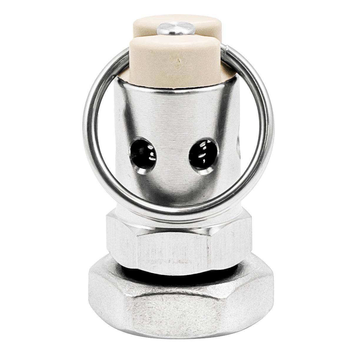 Pressure Relief Valve Bulkhead - 65 PSI (4.5 BAR) | Tan