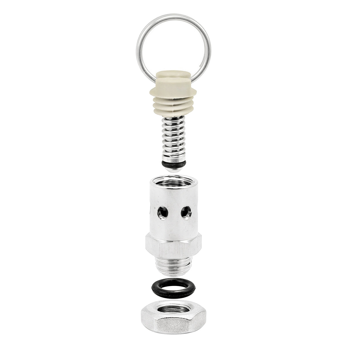 Pressure Relief Valve Bulkhead - Tan | 65 PSI (4.5 BAR) -  Canuck Homebrew Supply, Canada