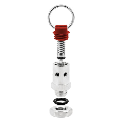 Pressure Relief Valve Bulkhead - Red | 35 PSI (2.5 BAR) -  Canuck Homebrew Supply, Canada