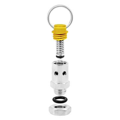 Pressure Relief Valve Bulkhead - Yellow | 17 PSI (1.2 BAR) -  Canuck Homebrew Supply, Canada