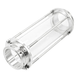 Stainless Steel Tall Tri-Clover Sight Glass - 3" TC (12")