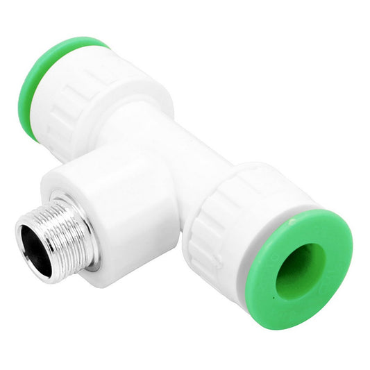 Kegland Pneumatic PPR (Push-In) Equal Tee - 1/2" Male NPT X 16mm