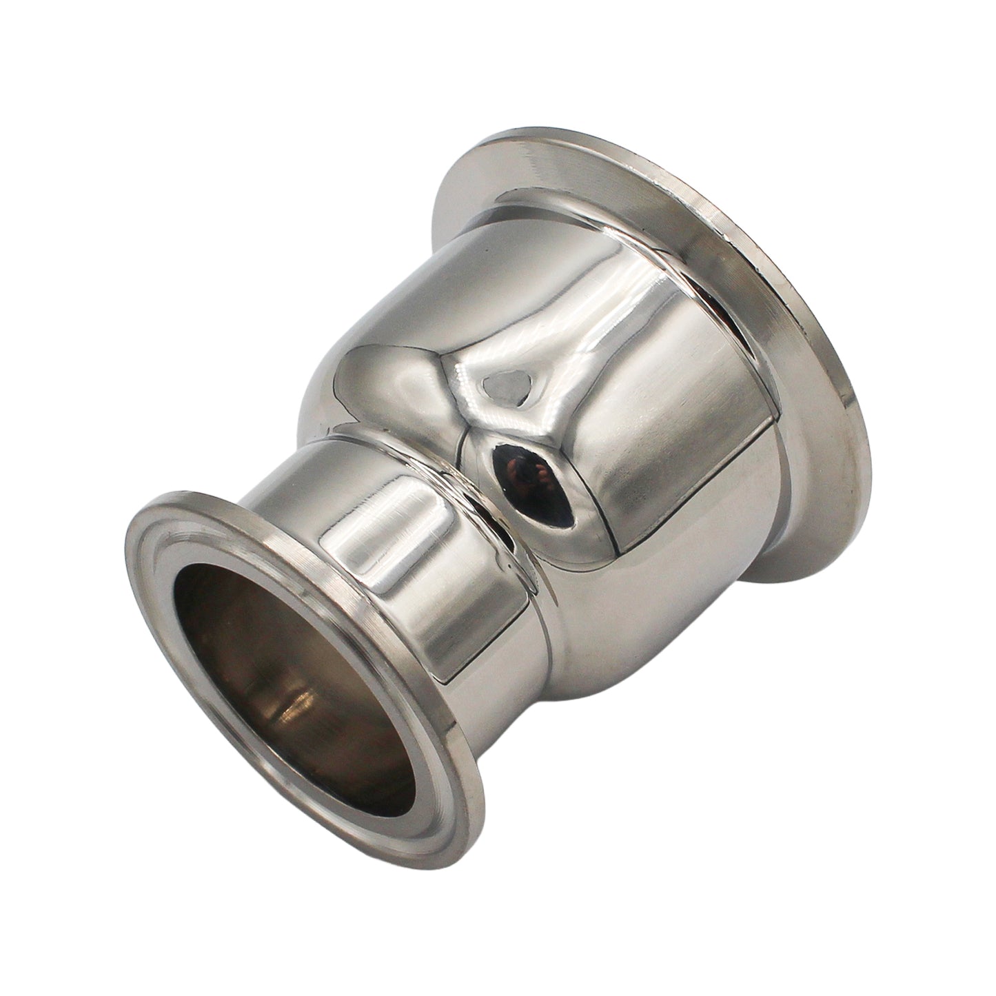 Stainless Steel Tri-Clover Concentric Bowl Reducer - 2" TC X 1.5" TC
