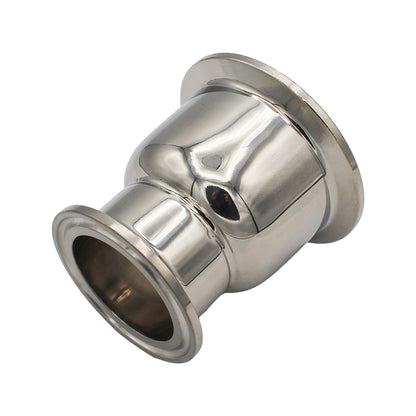 Stainless Steel Tri-Clover Concentric Bowl Reducer - 2" TC X 1.5" TC