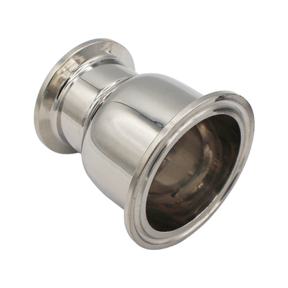 Stainless Steel Tri-Clover Concentric Bowl Reducer - 2" TC X 1.5" TC