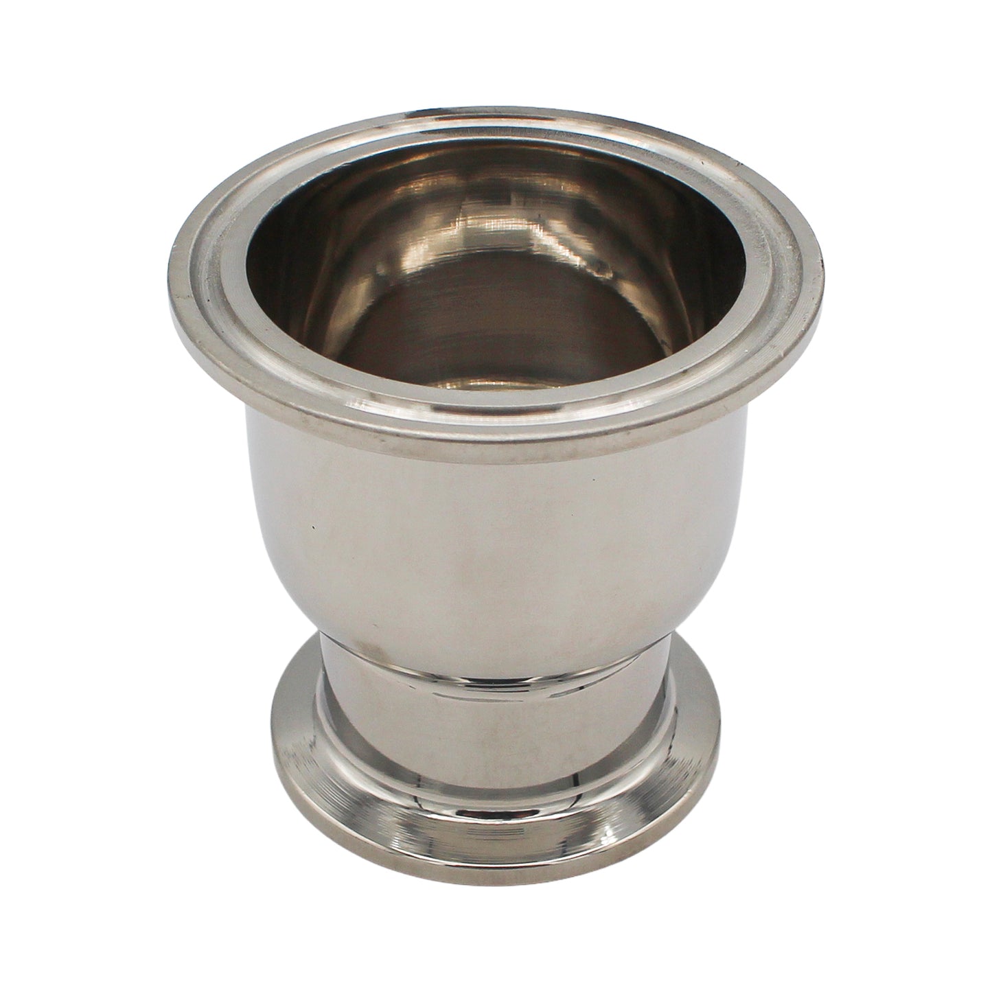 Stainless Steel Tri-Clover Concentric Bowl Reducer - 2" TC X 1.5" TC