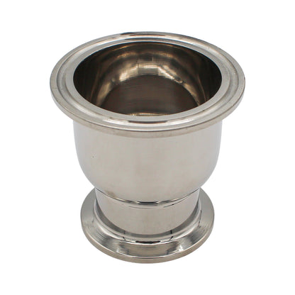 Stainless Steel Tri-Clover Concentric Bowl Reducer - 2" TC X 1.5" TC