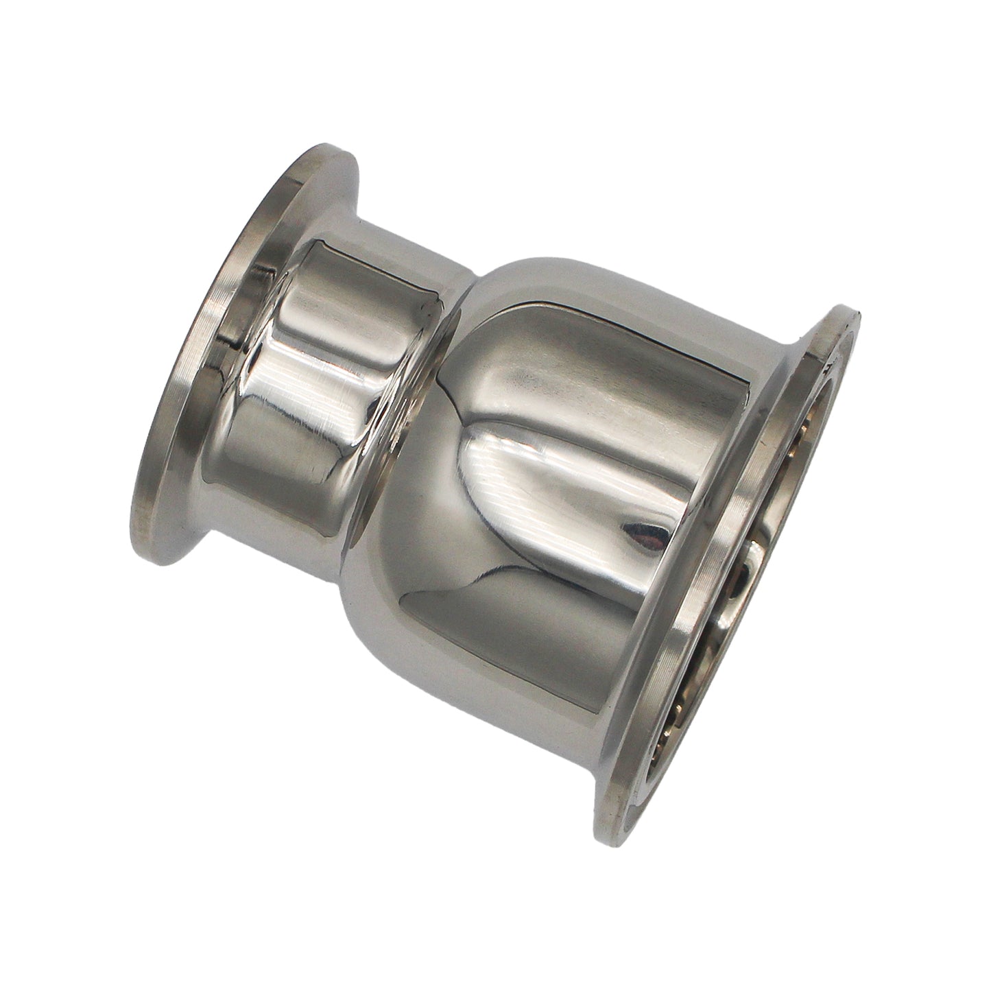 Stainless Steel Tri-Clover Concentric Bowl Reducer - 2" TC X 1.5" TC