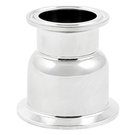 Stainless Steel Tri-Clover Concentric Bowl Reducer - 2" TC X 1.5" TC