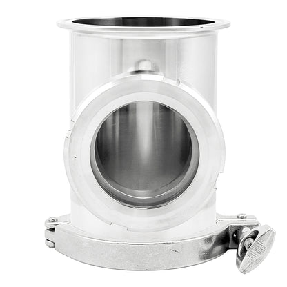 4" Tri Clamp Sight Glass Union Tee (Flute Section) Kit - Tri Clover Sanitary Stainless Steel