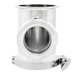 Stainless Steel Tri-Clover Sight Glass Union Tee Kit - 4" TC