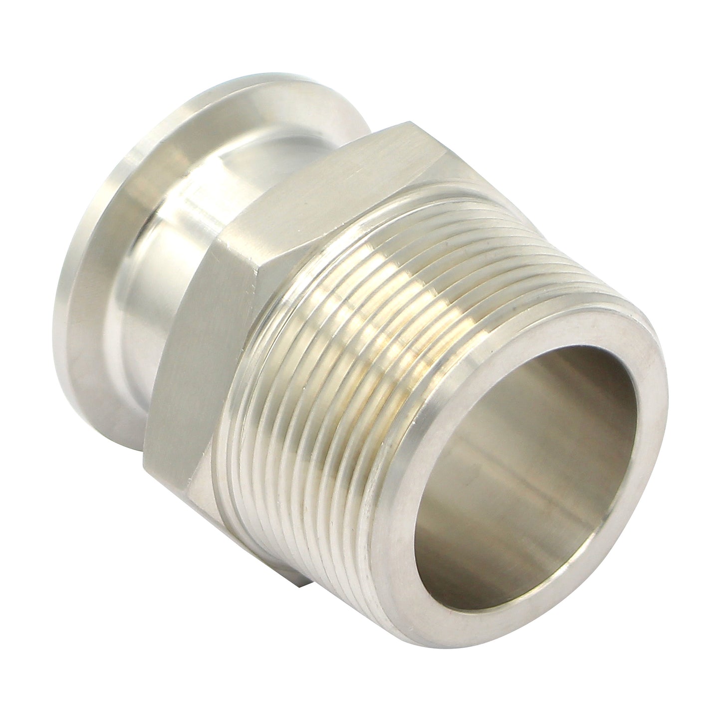 Stainless Steel Tri-Clover Fitting - 1.5" TC X 1 1/2" Male NPT | Compact -  Canuck Homebrew Supply, Canada