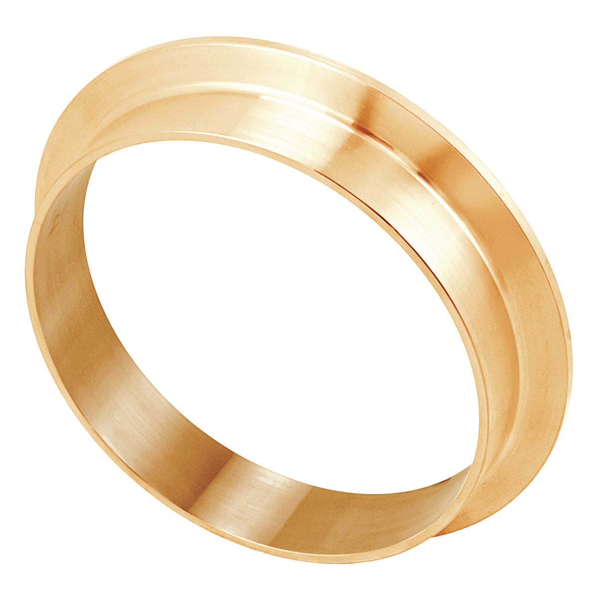 4" Tri Clamp Ferrule (7/8") - Copper Tri Clover Sanitary Fitting