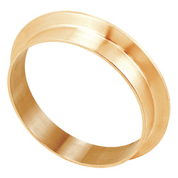Copper Tri-Clover Ferrule - 4" TC (7/8")