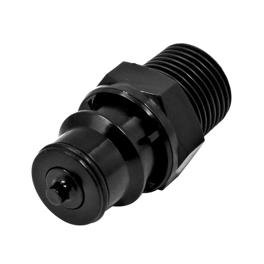 Kegland JoinTech Plastic In-Line Quick Disconnect Coupler | Male QD X 1/2" Male BSP