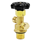 Kegland CGA320 Co2 Gas Cylinder Valve - 1.125" UNF (3000 PSI)