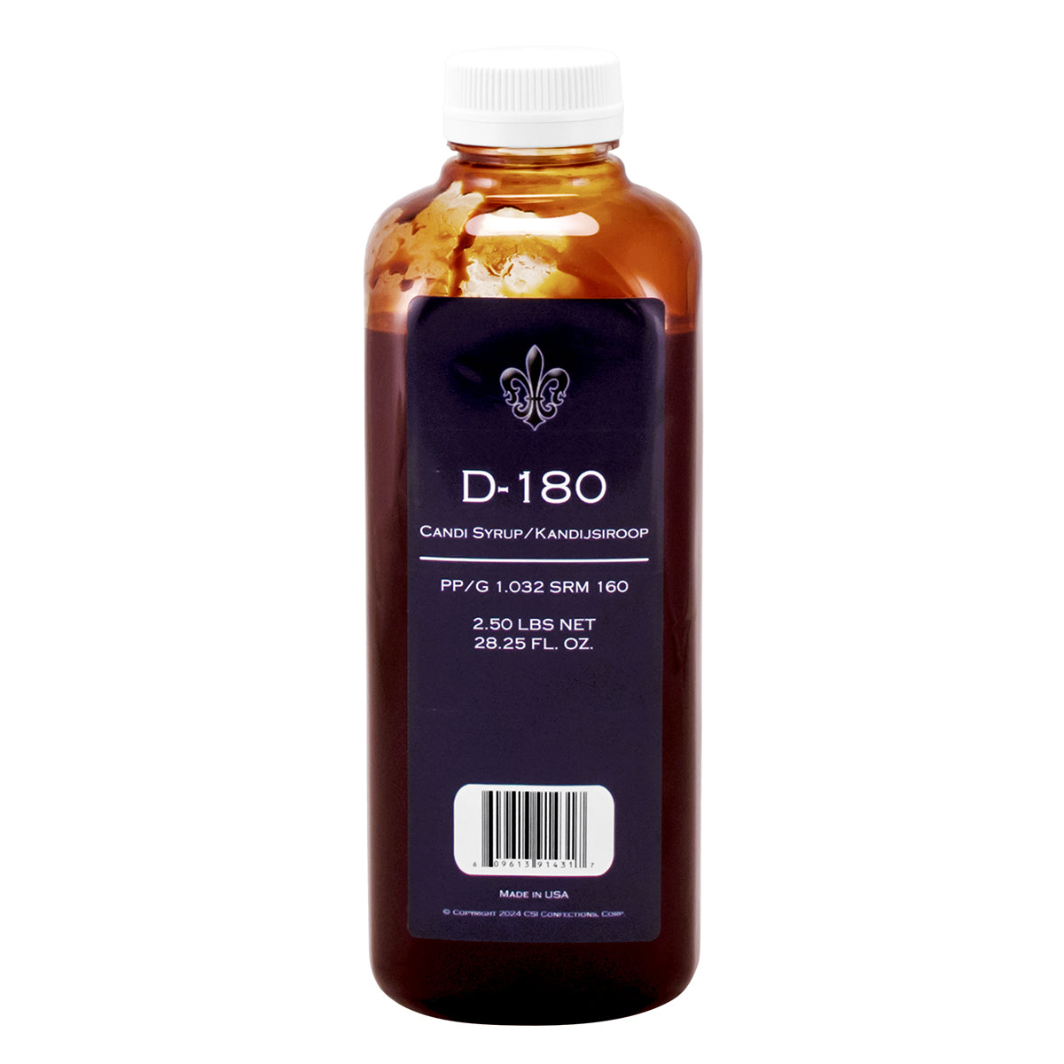 Belgian Candi Syrup - Extra Dark D-180 (2.5 lb)