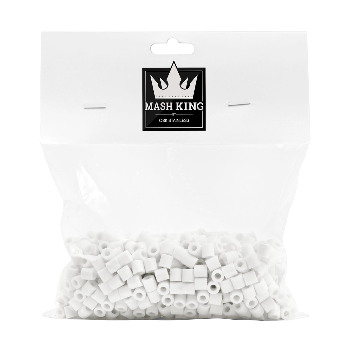 Virgin Ceramic Raschig Rings (8 oz)