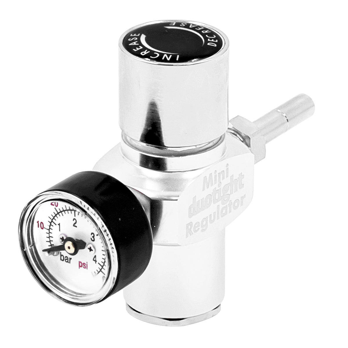 Kegland Aluminum Duotight Mini Co2 Regulator - 6.35mm | 60 PSI