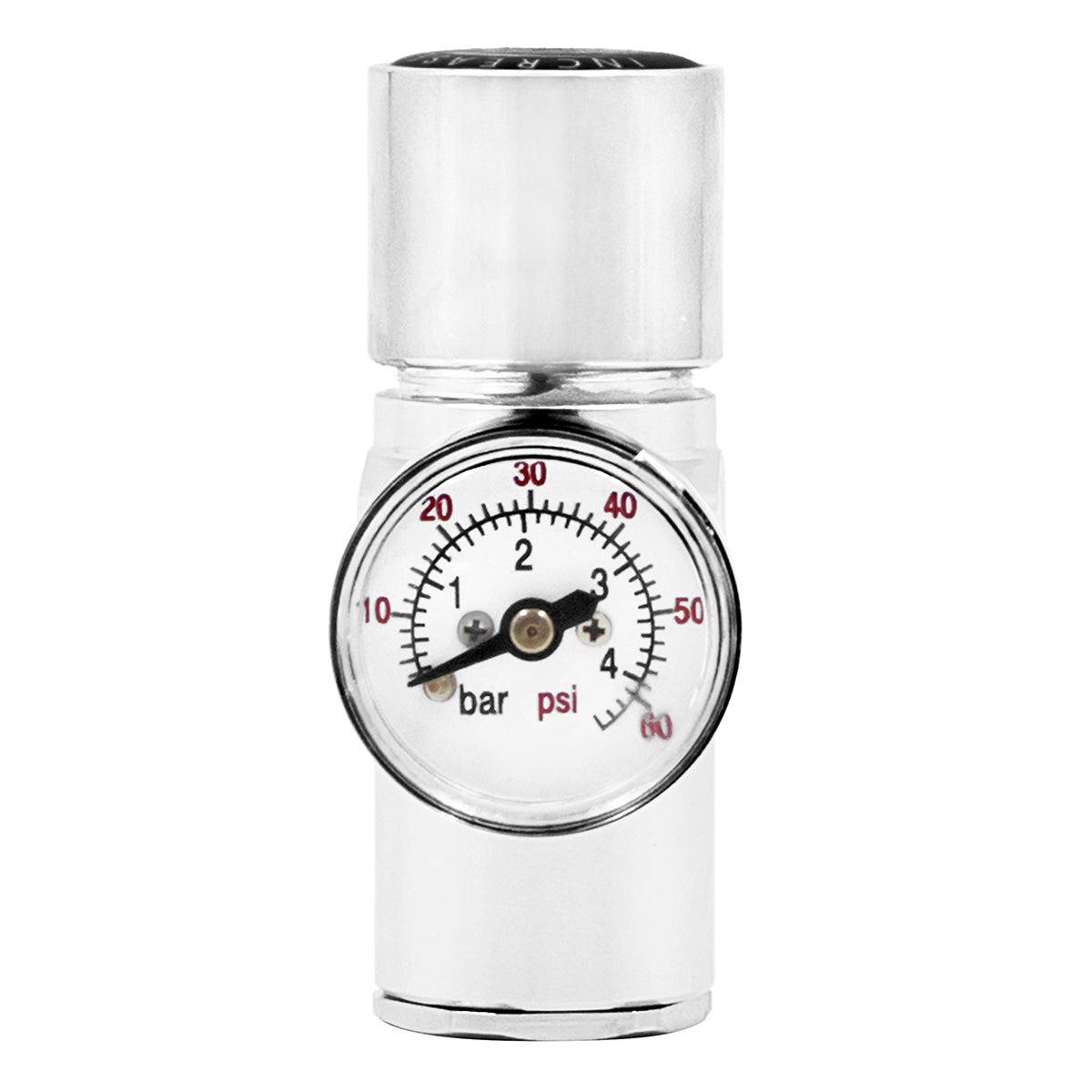 Kegland Aluminum Mini Duotight Co2 Regulator - 1/4" (6.35mm) (60 PSI)