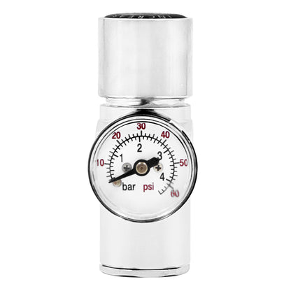 Kegland Aluminum Mini Duotight Co2 Regulator - 1/4" (6.35mm) (60 PSI)