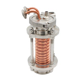Copper Coiled Condenser With Stainless Steel Sight Glass - 2" TC | 1/2" TC