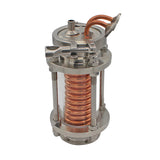 Copper Coiled Condenser With Stainless Steel Sight Glass - 2" TC | 1/2" TC