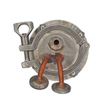 Copper Coiled Condenser With Stainless Steel Sight Glass - 2" TC | 1/2" TC