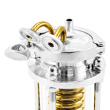 Copper Coiled Condenser With Stainless Steel Sight Glass - 2" TC | 1/2" TC